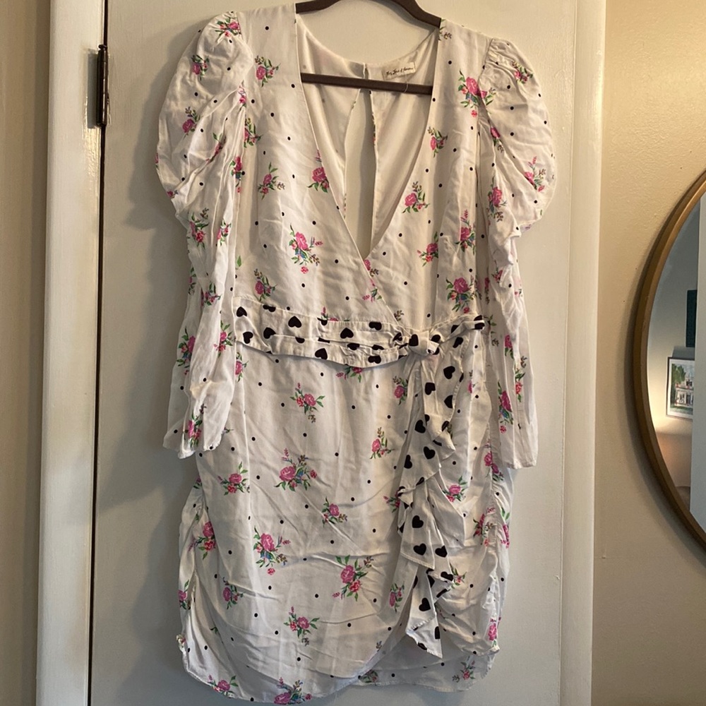 For Love and Lemons floral mini dress